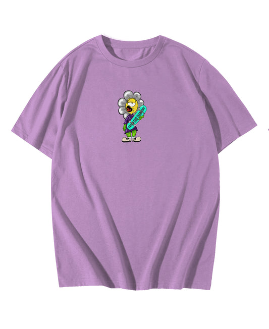 Lavender Oversize T-Shirt SKATE OR DIE