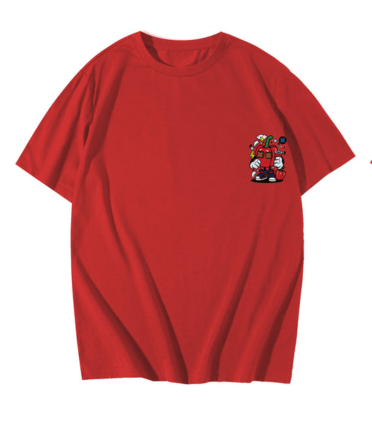 Red Oversize T-Shirt Chilli